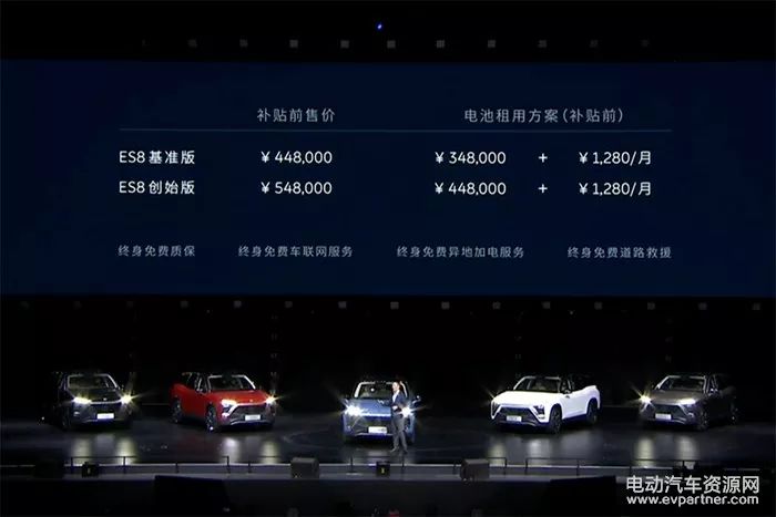 工况续航355km，指导价44.8 - 54.8万元，蔚来ES8正式上市